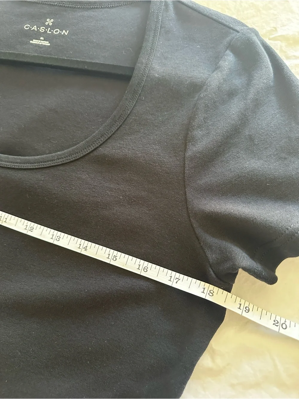 Caslon (Nordstrom) black short sleeve tee, size XL - Picture 10 of 14